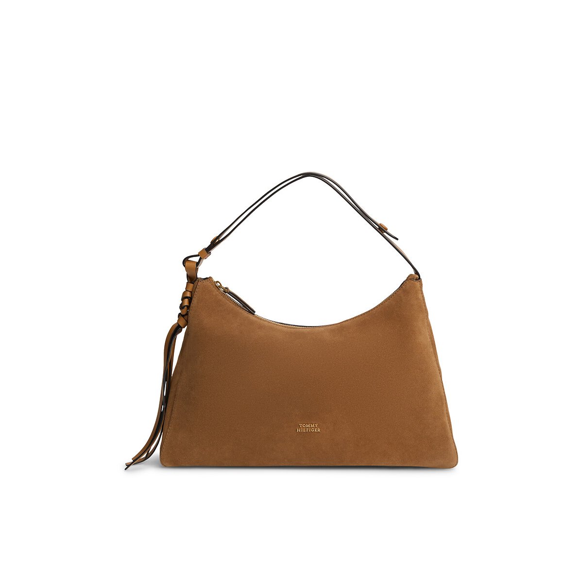 Sac en cuir suédé, STATEMENT cognac, TOMMY HILFIGER