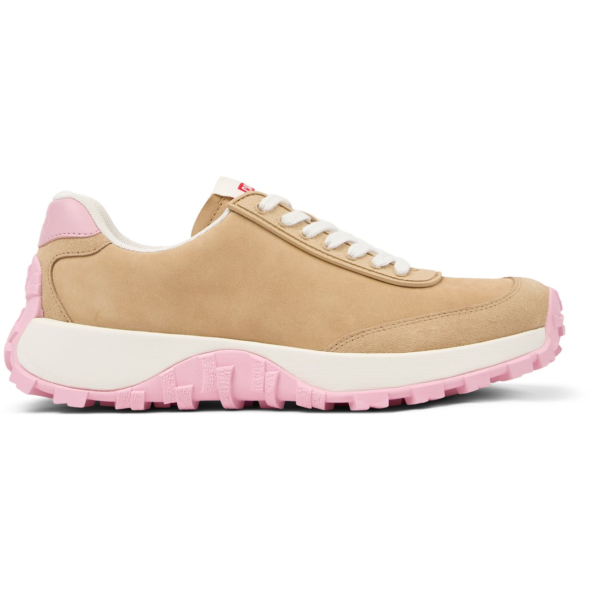 Baskets Drift Trail cuir beige moyen, CAMPER