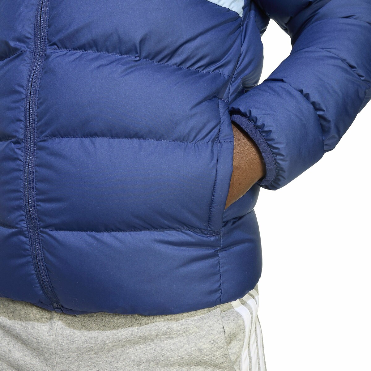 Blusão com capuz azul, ADIDAS SPORTSWEAR