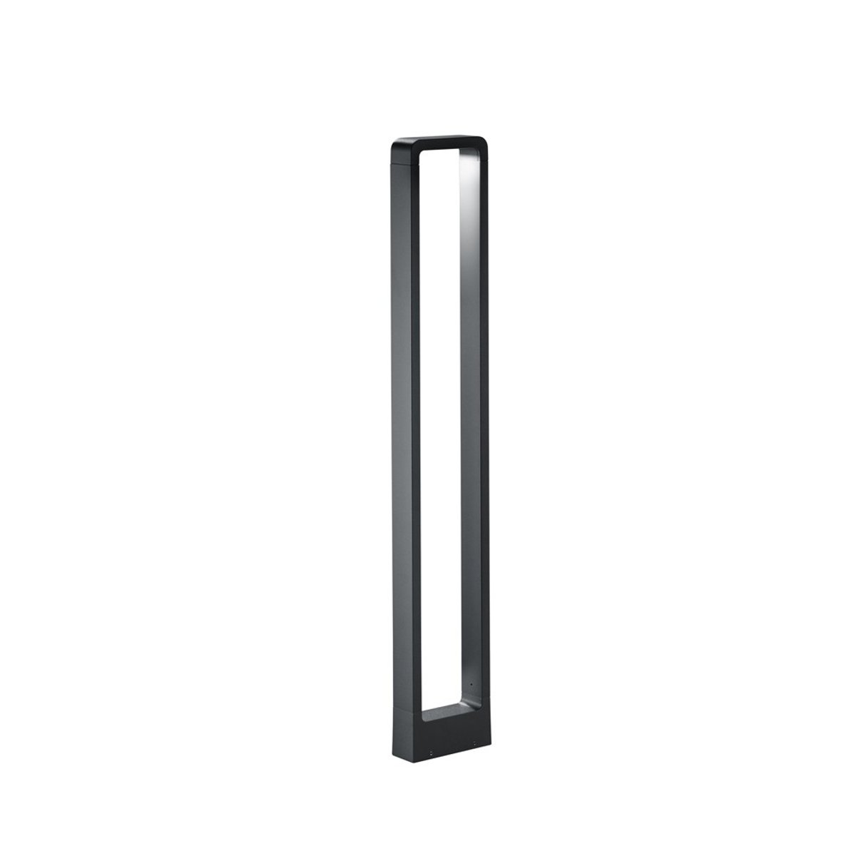 Grande Borne de jardin LED Reno noir, TRIO