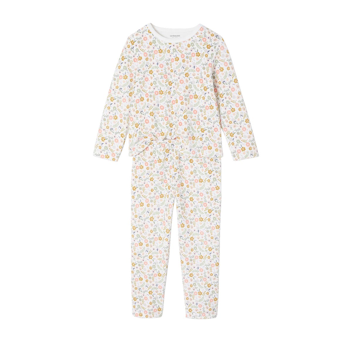 Lot de 2 pyjamas velours Licorne écru, VERTBAUDET