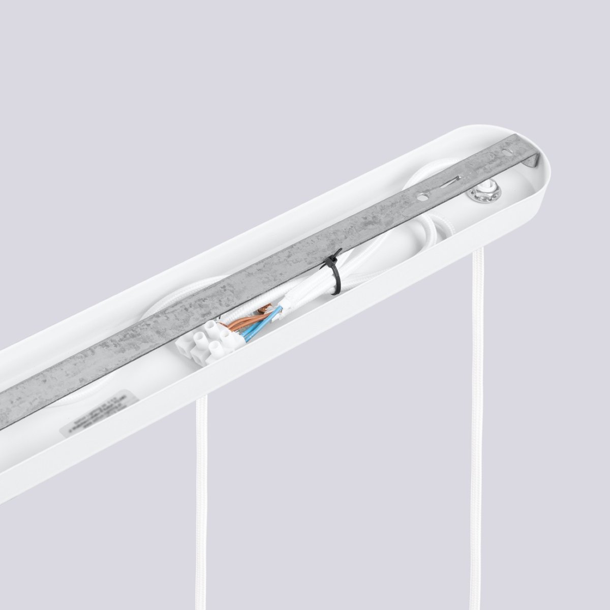 Suspension Aluminium Blanc G9 3 Halo blanc, EDEN