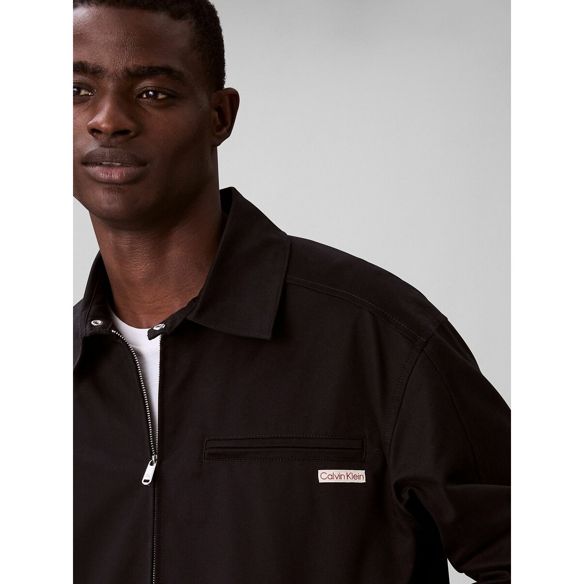 Blouson zippé noir, CALVIN KLEIN JEANS