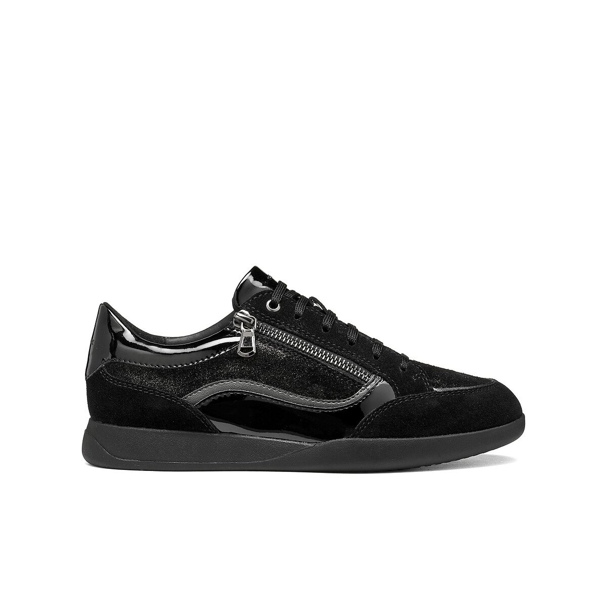 Baskets zippées et à lacets, MYRIA noir, GEOX