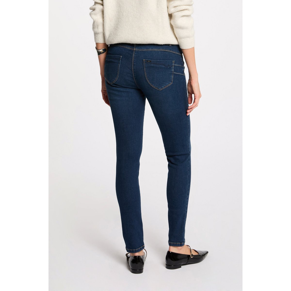 Jeans slim taille standard jean brut, MORGAN