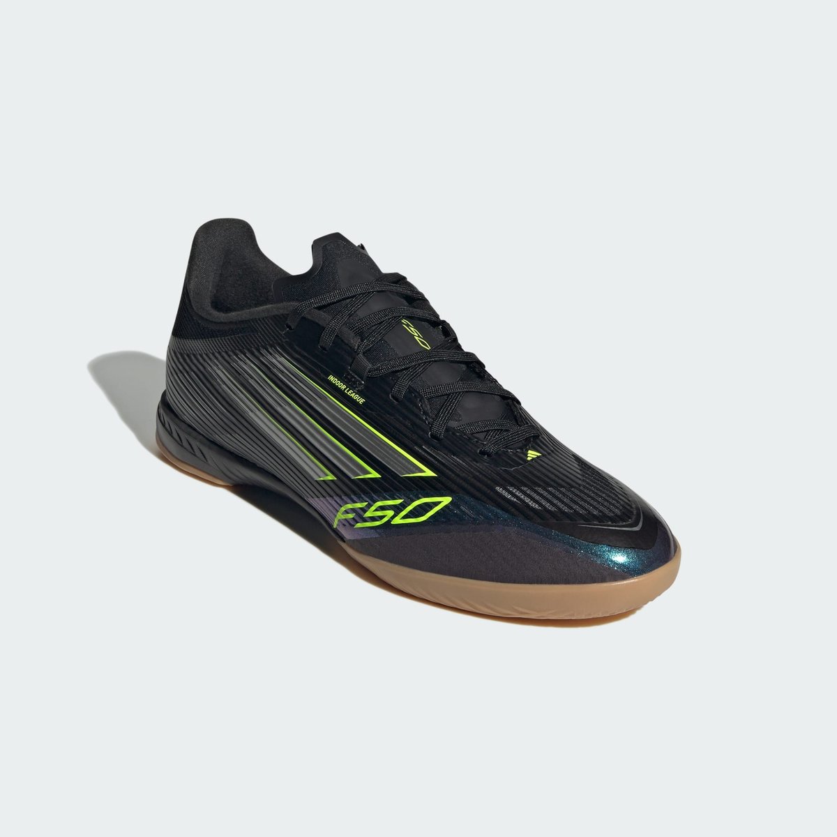 Chaussure F50 League Indoor Chaussure F50 League Indoor core black / iron metallic / lucid lemon, adidas Performance