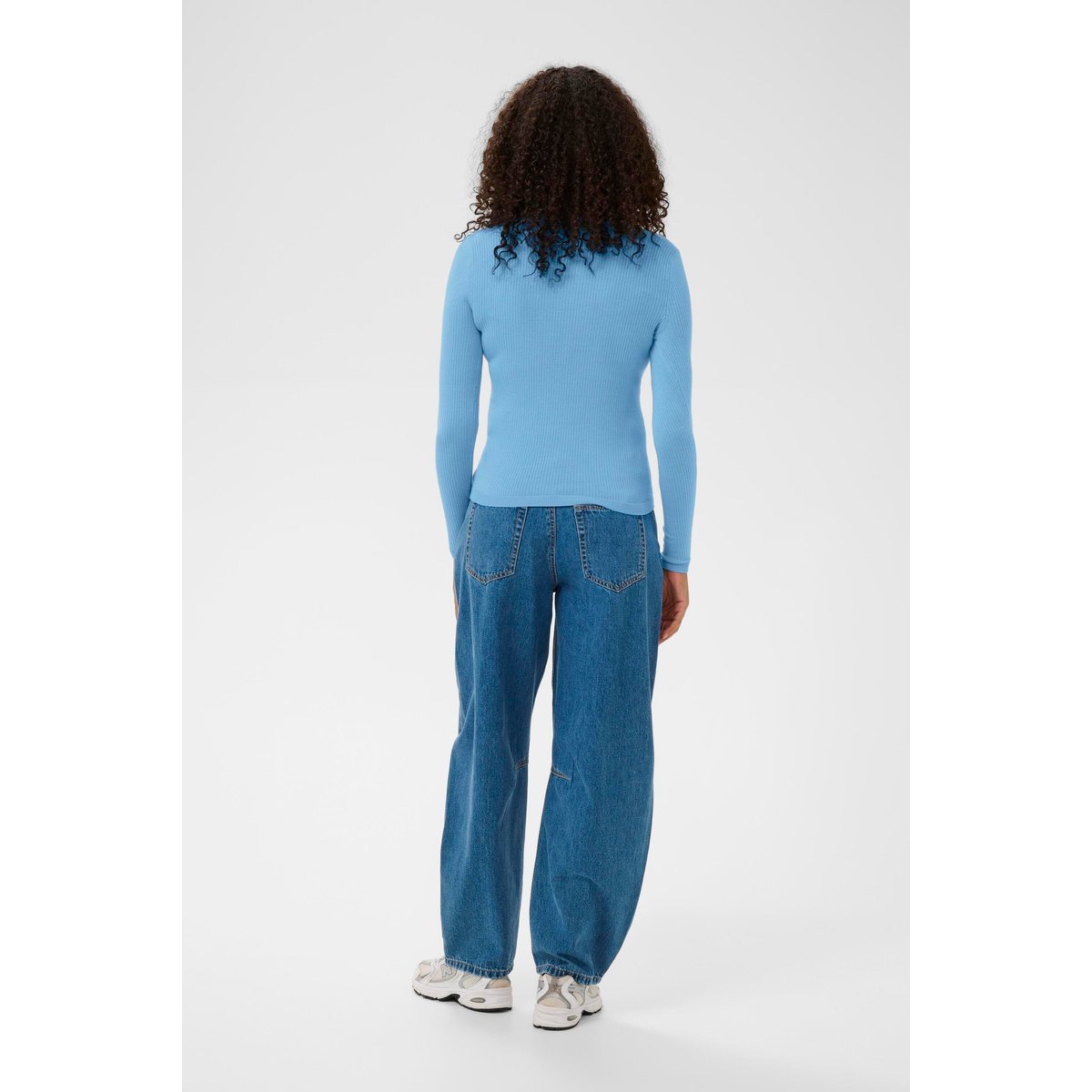 Pullover tricoté bleu azure blue, KAFFE