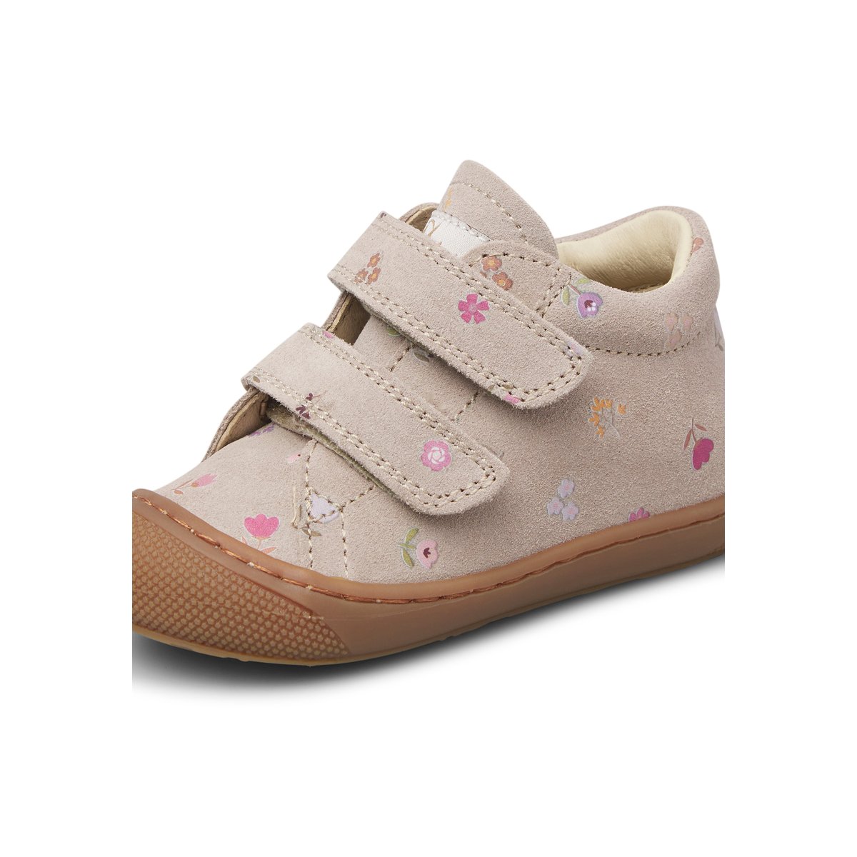 Chaussures premiers pas en suède COCOON VL beige-marron, NATURINO