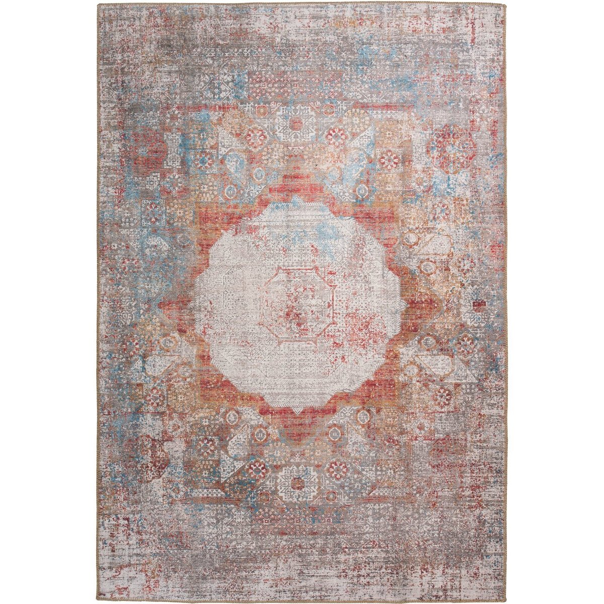 Tapis rectangulaire tissé Oeko-Tex, FAYE multicolore, ARTE ESPINA