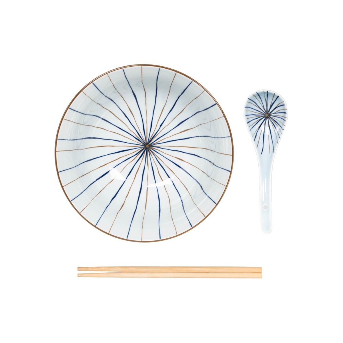 Poke bowl avec cuillère Linea 20 cm - LINEA blanc, TABLE PASSION
