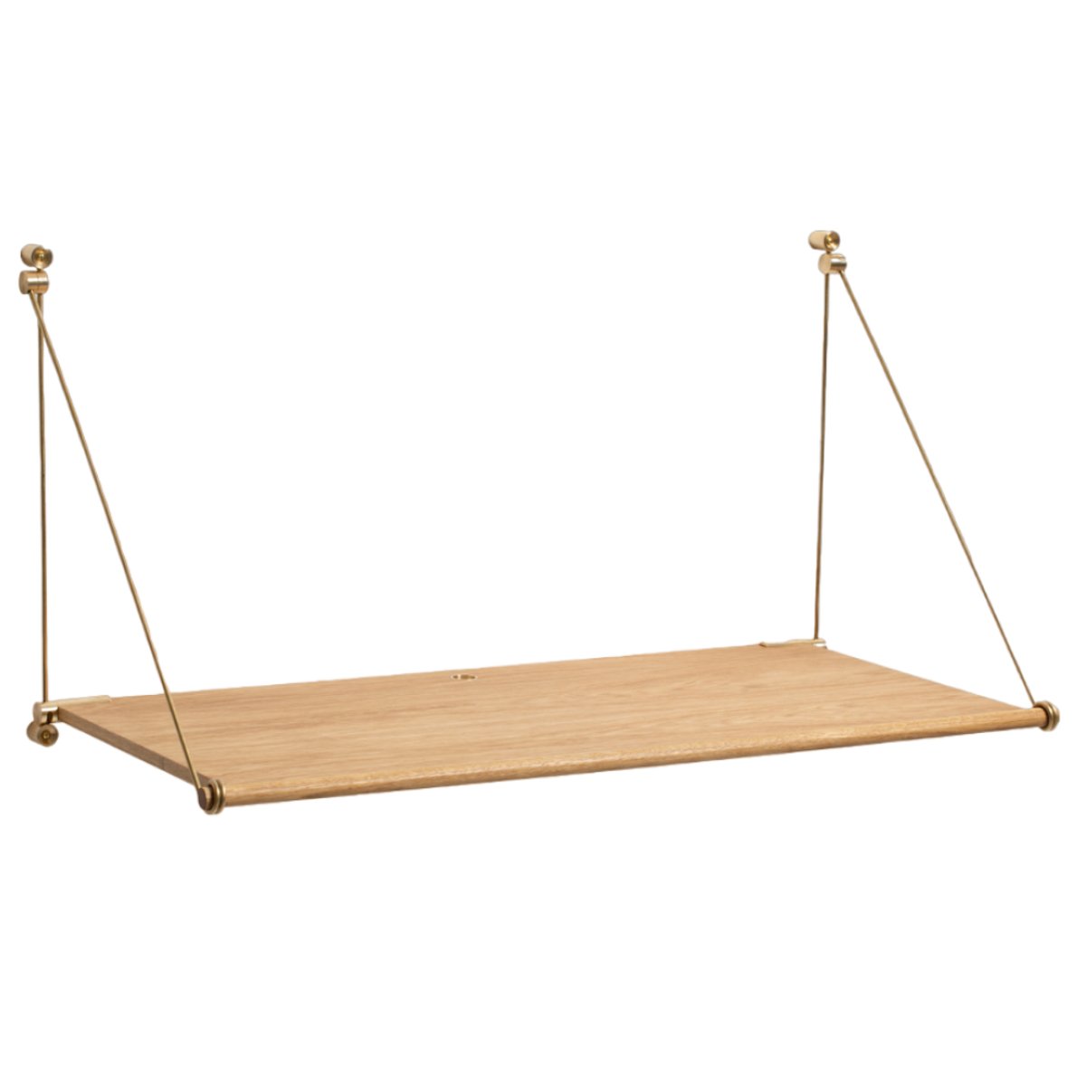 Bureau pliant design en chêne - LOOP couleur unique, HANNUN