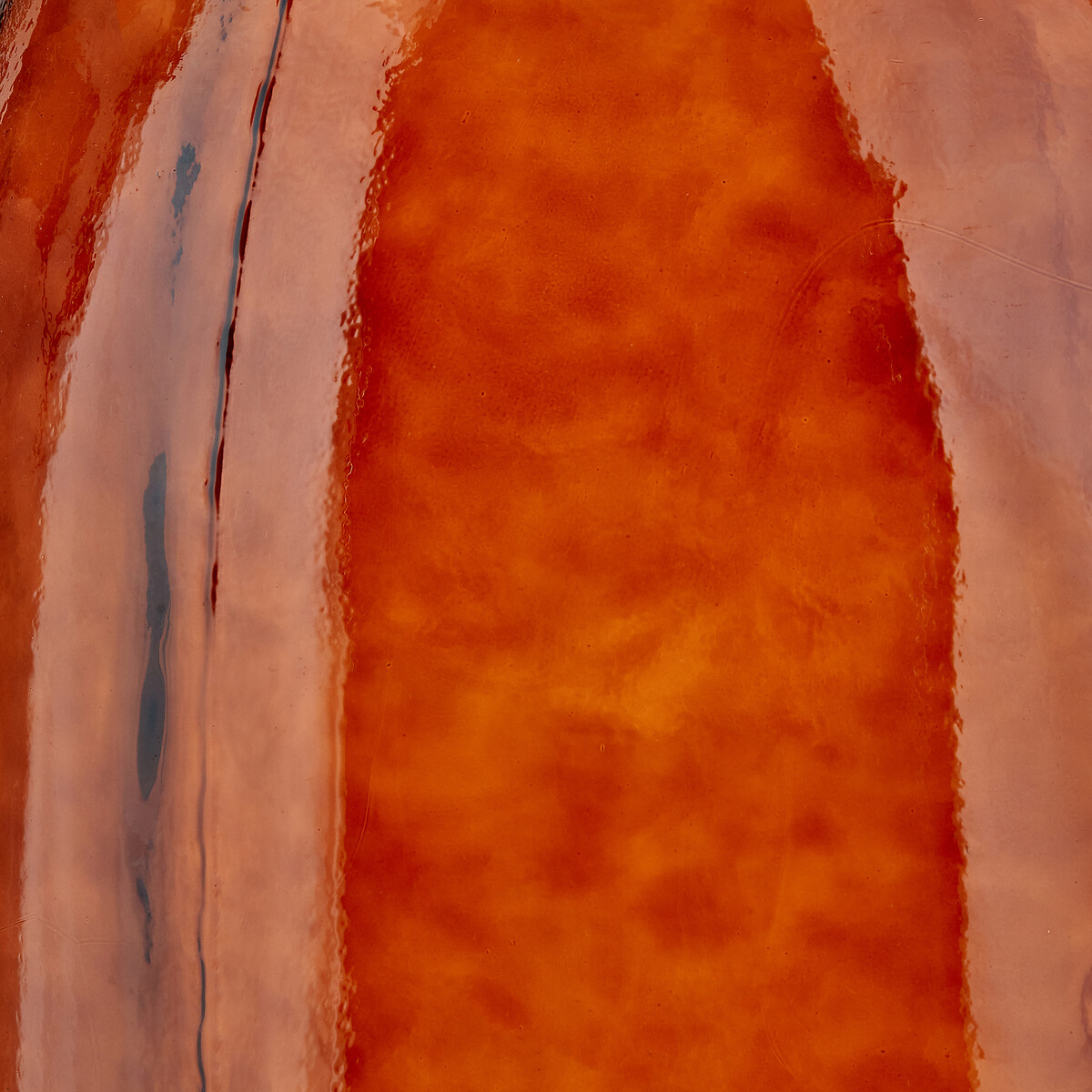 73cm Tall Organic Shaped Recycled Glass Vase pecan, ÉDITÉ