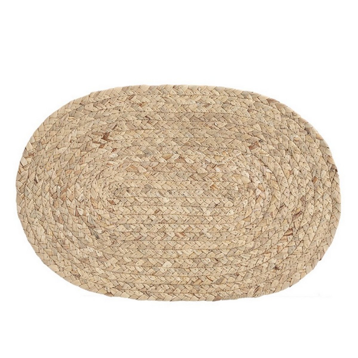 Set de table tressé naturel jacinthe beige, ZELLER PRESENT