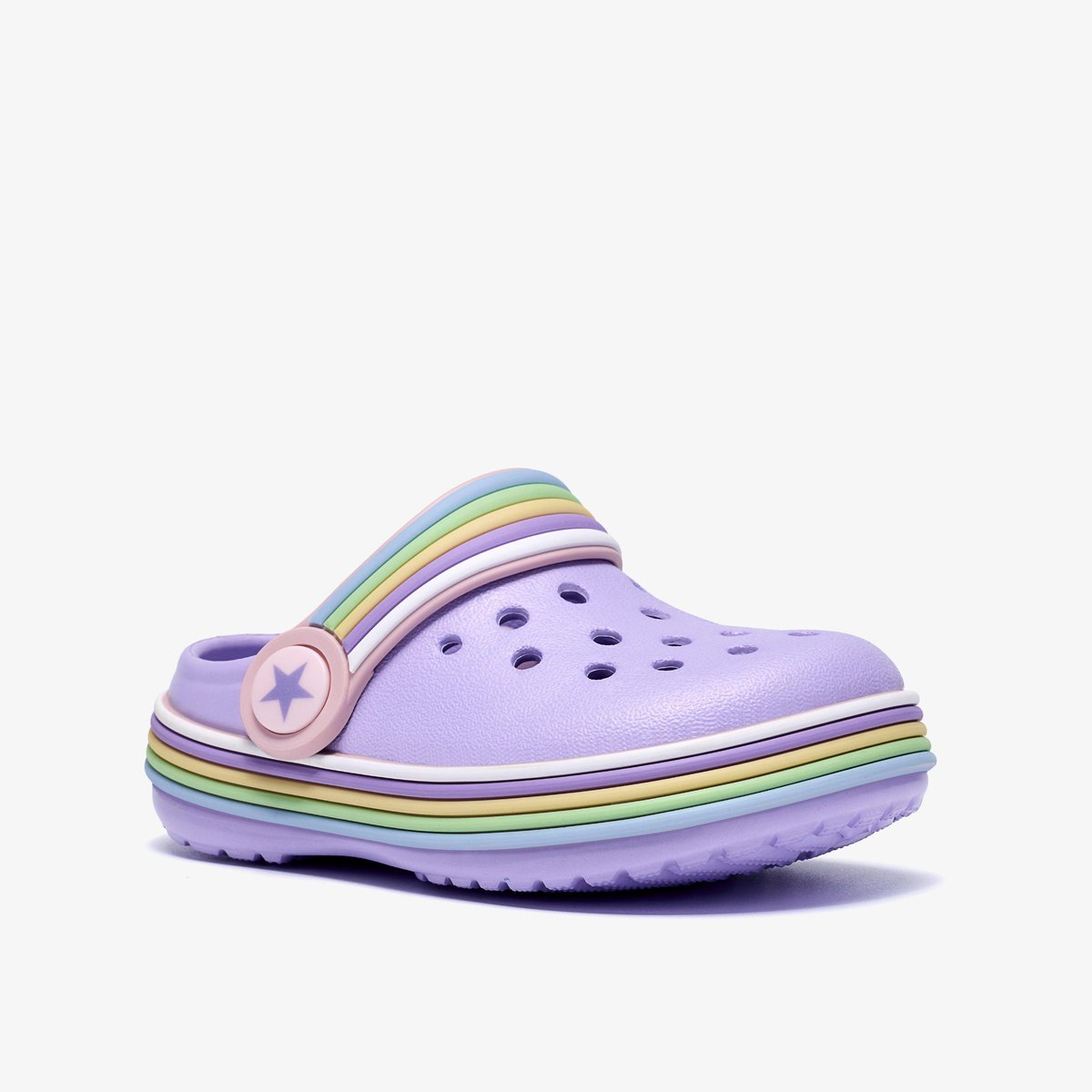 Sabot Synthétique Coupe Large QUINN POP T violet, CLARKS