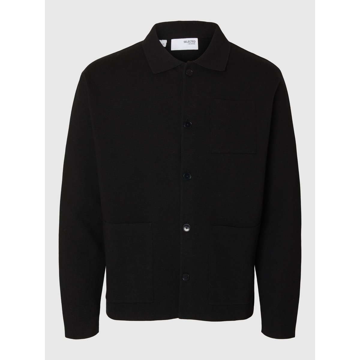 Cardigan En Maille black, SELECTED