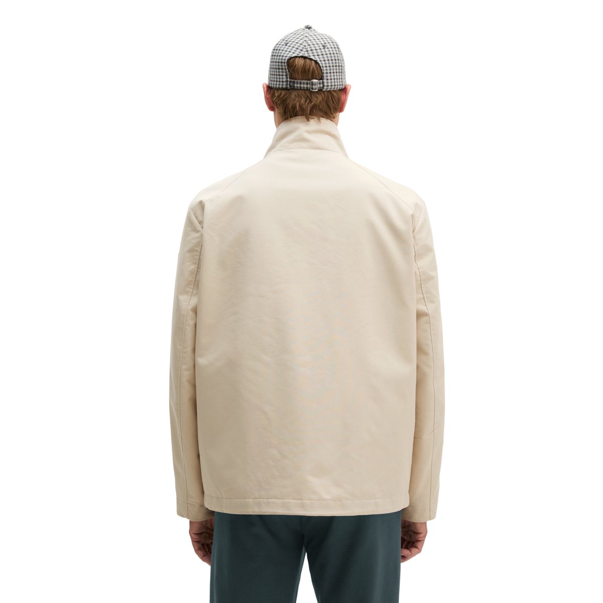 Veste en toile, coupe classique avec un léger rembourrage en Unifi REPREVE® beige, MARC O'POLO