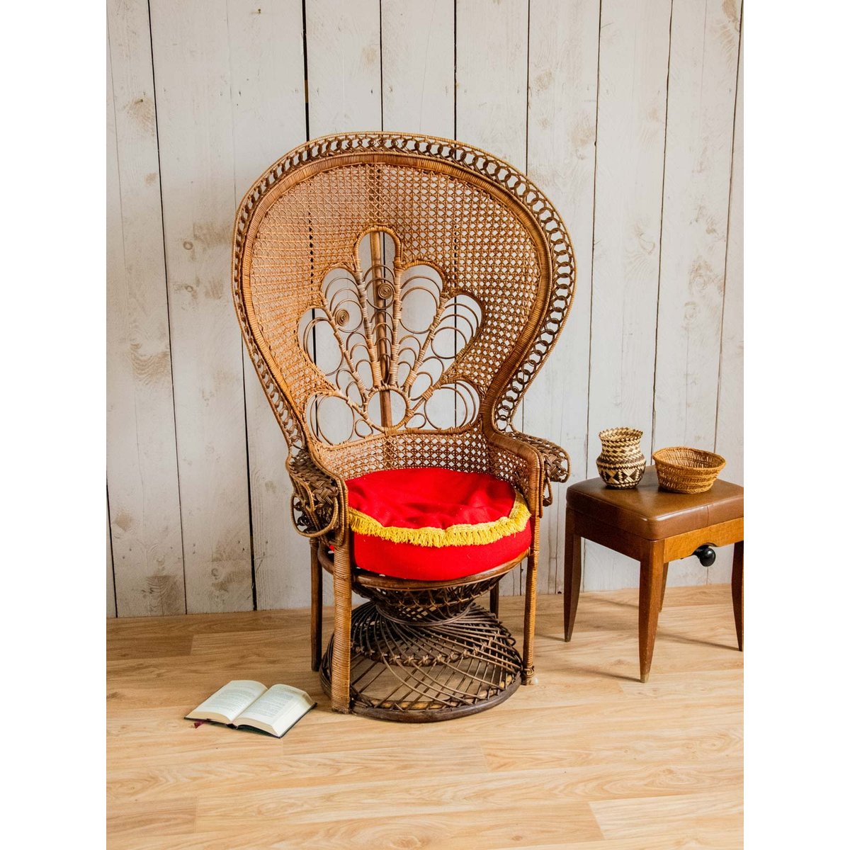 Fauteuil en rotin Emmanuel N°15 - Bon état naturel, DEBONGOUT