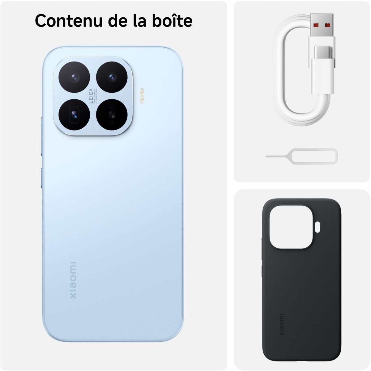 Smartphone 17T conçu avec Leica 5G 256Go Bleu couleur unique, XIAOMI