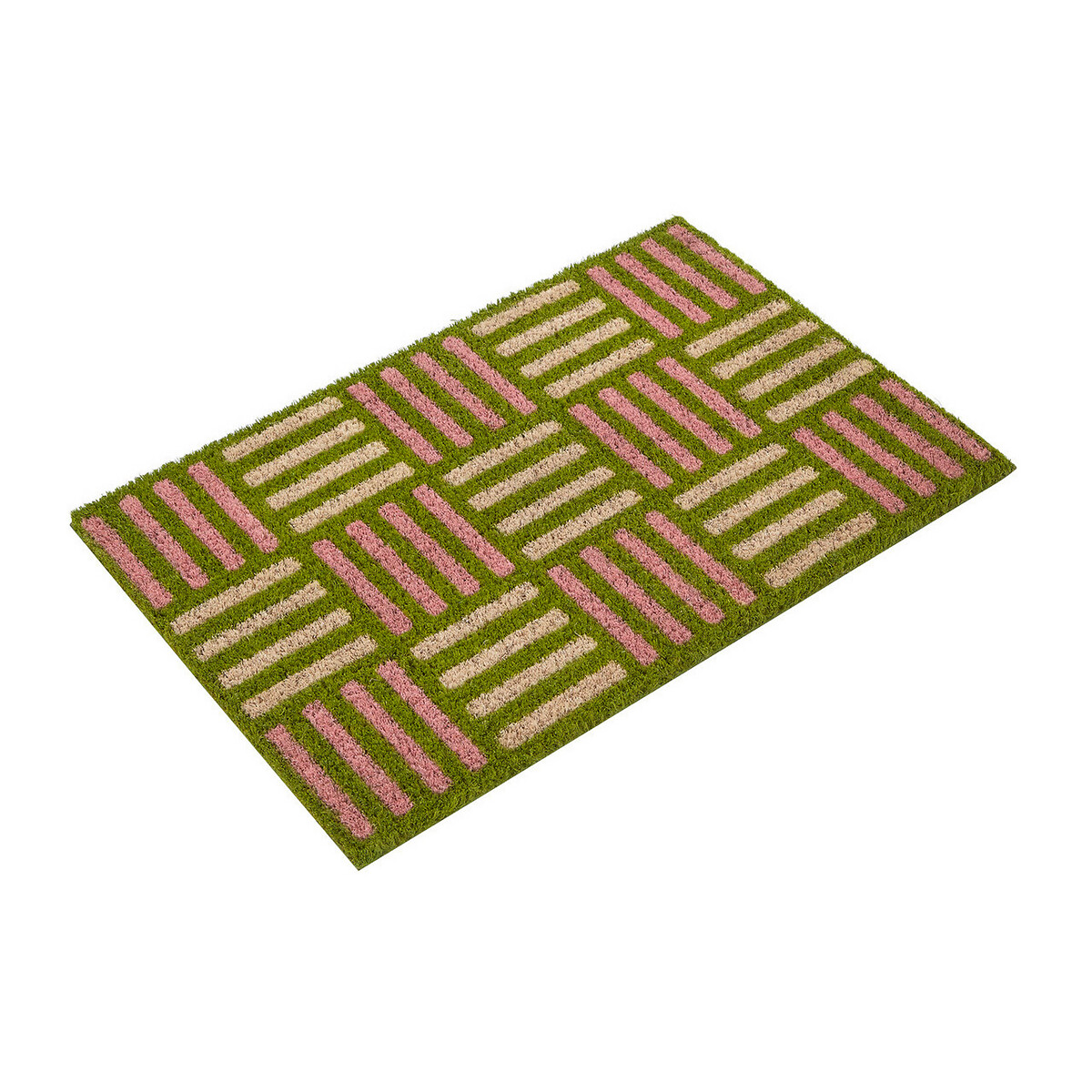 Striped Coir Doormat multi-coloured, SO'HOME