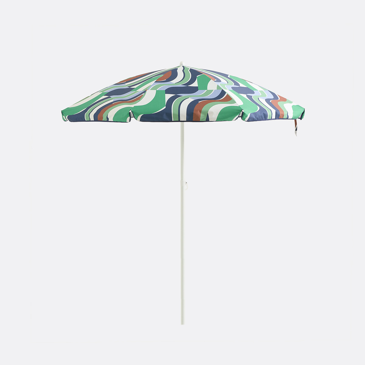 Parasol, tissu avec motif graphique, SONGE VERT vert/bleu, MAPOÉSIE X LA REDOUTE INTÉRIEURS