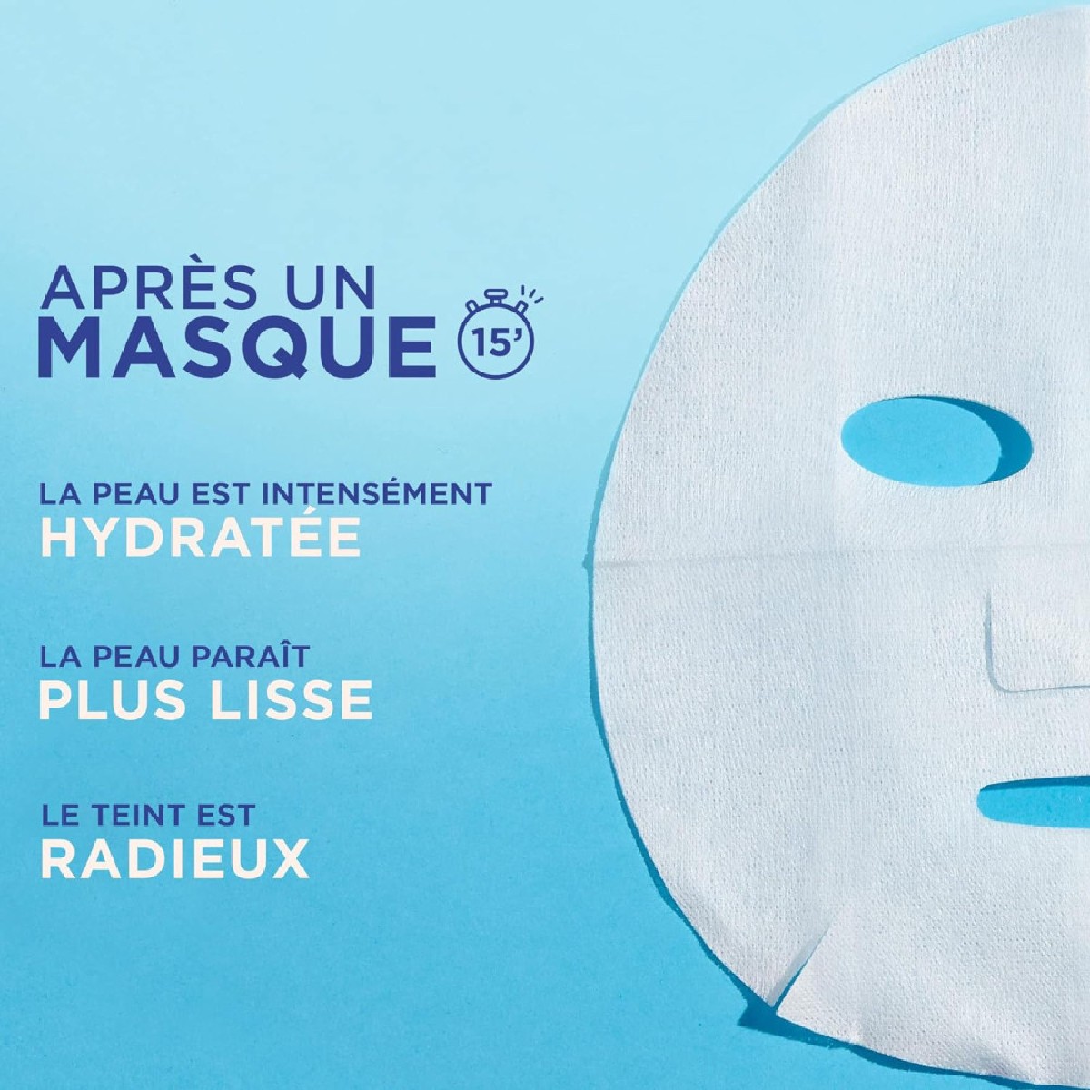 Coffret 5 Masques Tissu HydraBomb 140ml couleur unique, GARNIER