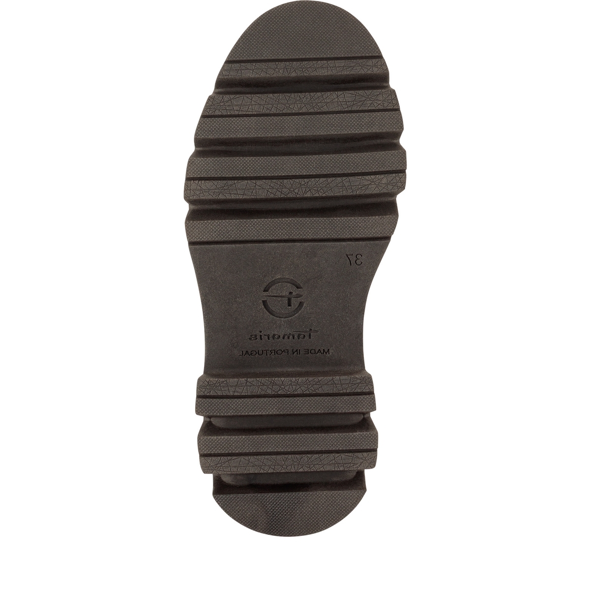 Bottine Chelsea en cuir marron boue, TAMARIS