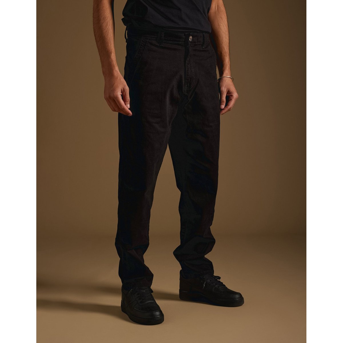 PANTALON LOOSE DARK noir, PULLIN