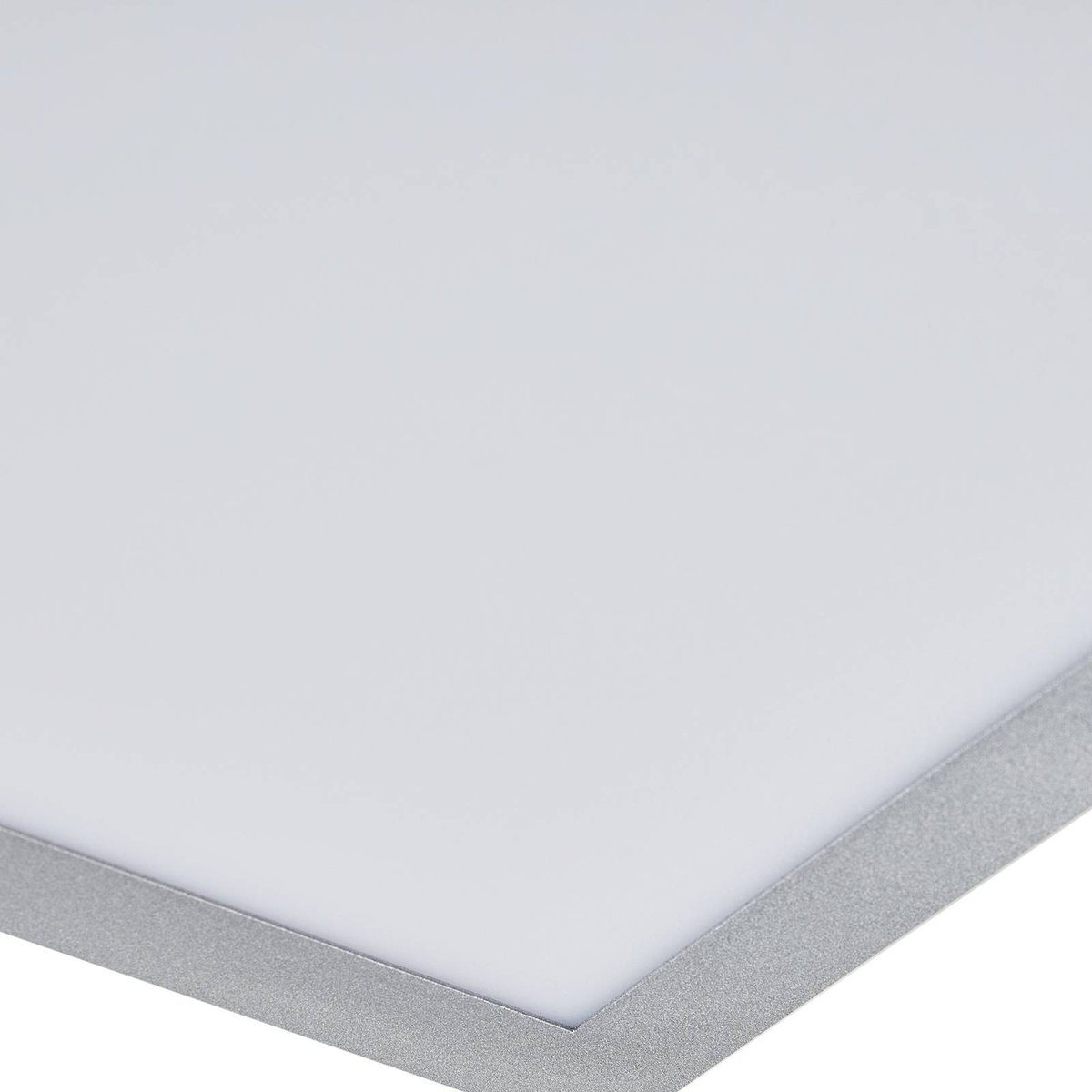 Plafonnier en aluminium moderneLED, Lyndra argent, blanc, ARCCHIO