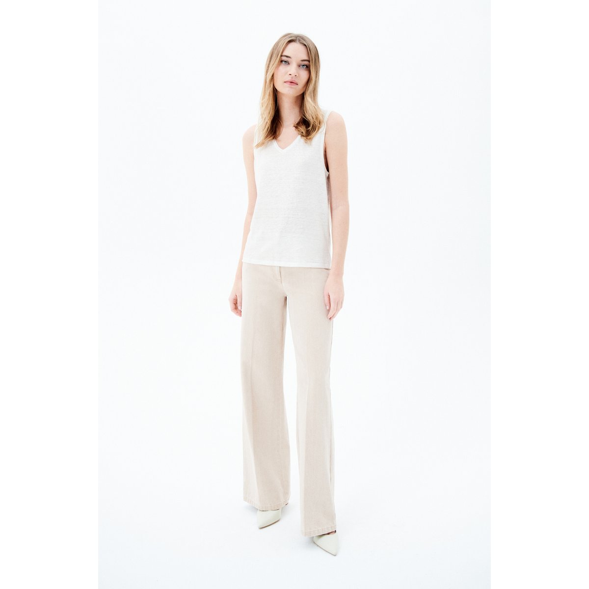 T-shirt TRYM ivoire, CAROLL