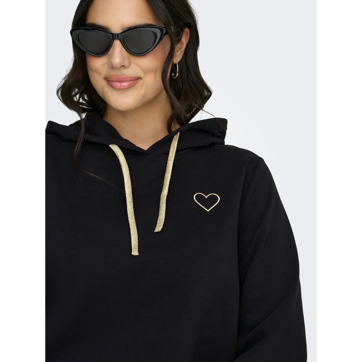 Sweat À Capuche black 1, ONLY CARMAKOMA