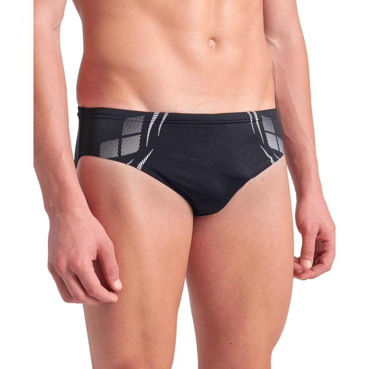 Slip de bain arena Performance Poseidonia pour homme black-white, ARENA