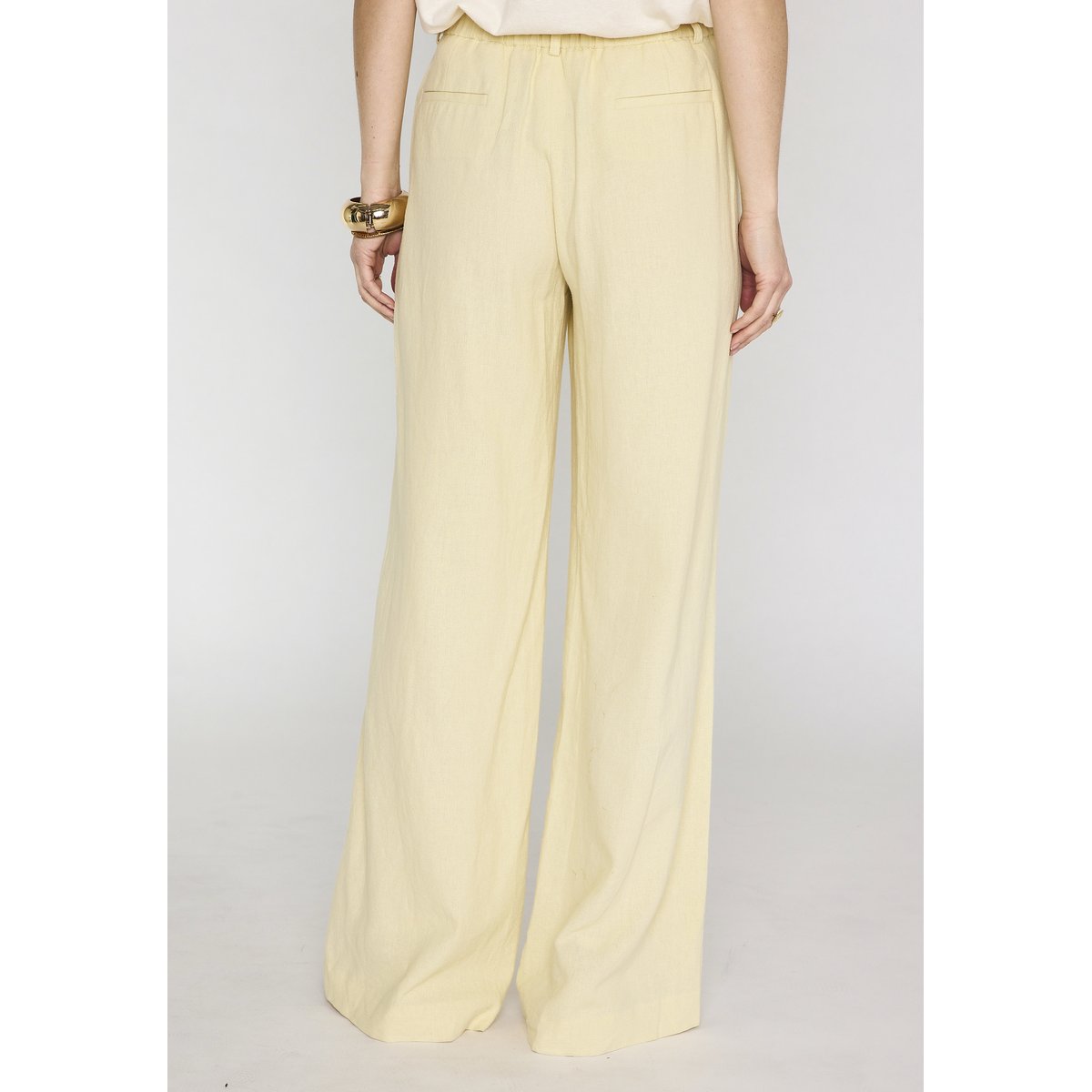 Pantalon large TAMINA paille, Maison 123