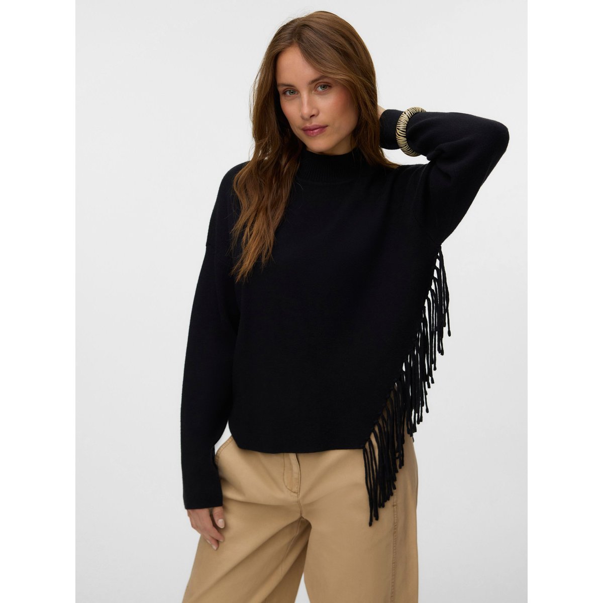 Pull En Maille black 1, VERO MODA