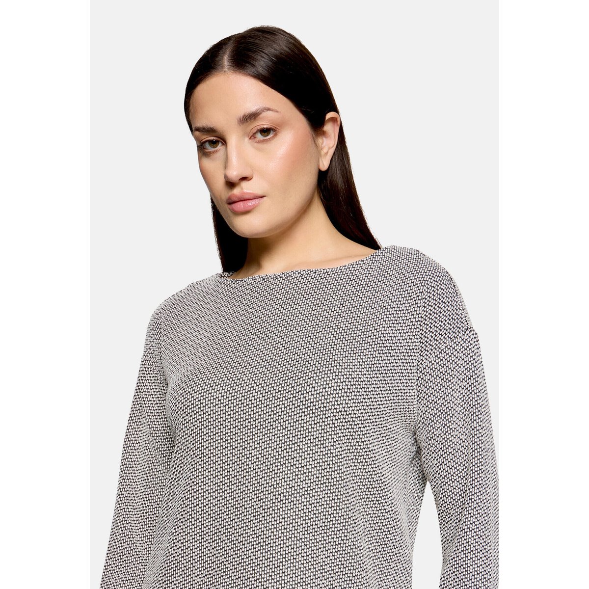 Haut casual avec structure noir/blanc, BETTY & CO