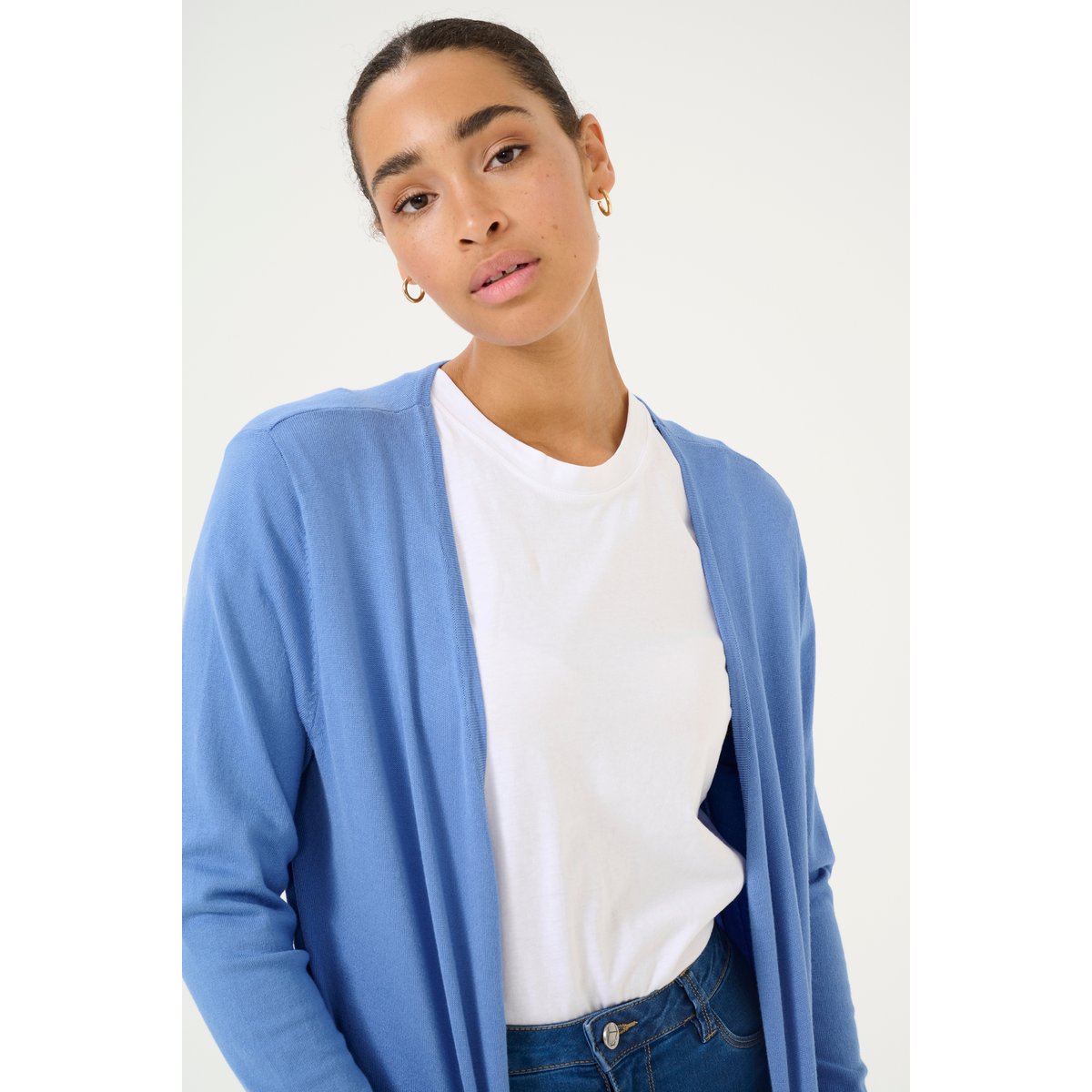 Knitted pullover bleu ebb and flow, KAFFE
