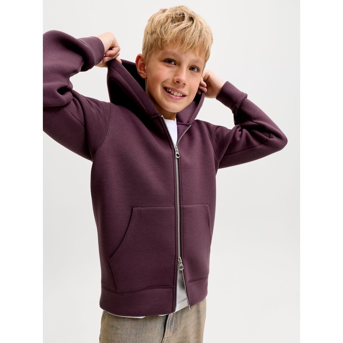 Sweat À Capuche fudge, JACK & JONES JUNIOR