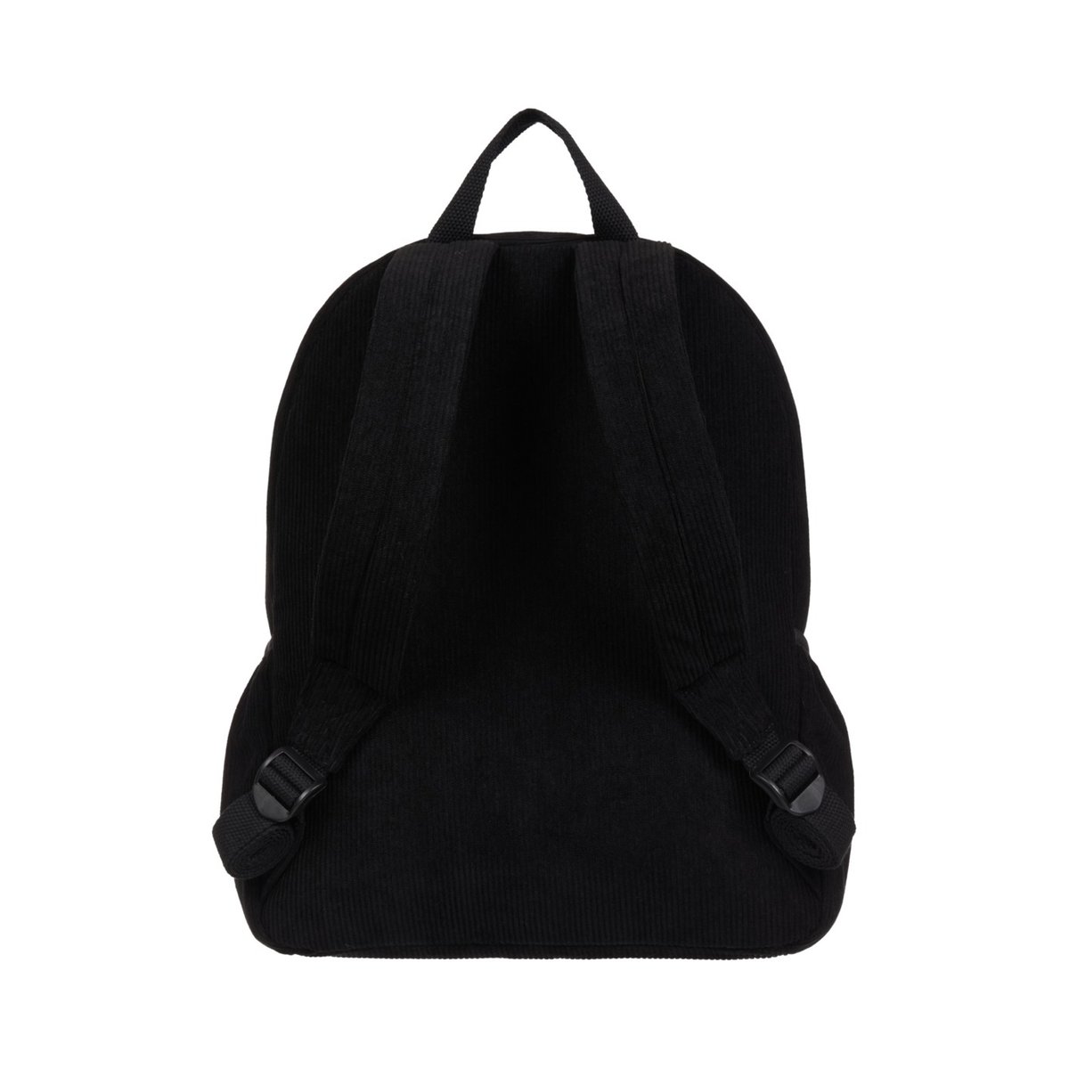 Sac à dos taille moyenne en velours côtelé ECHOES CORD 19L. noir anthracite, ROXY