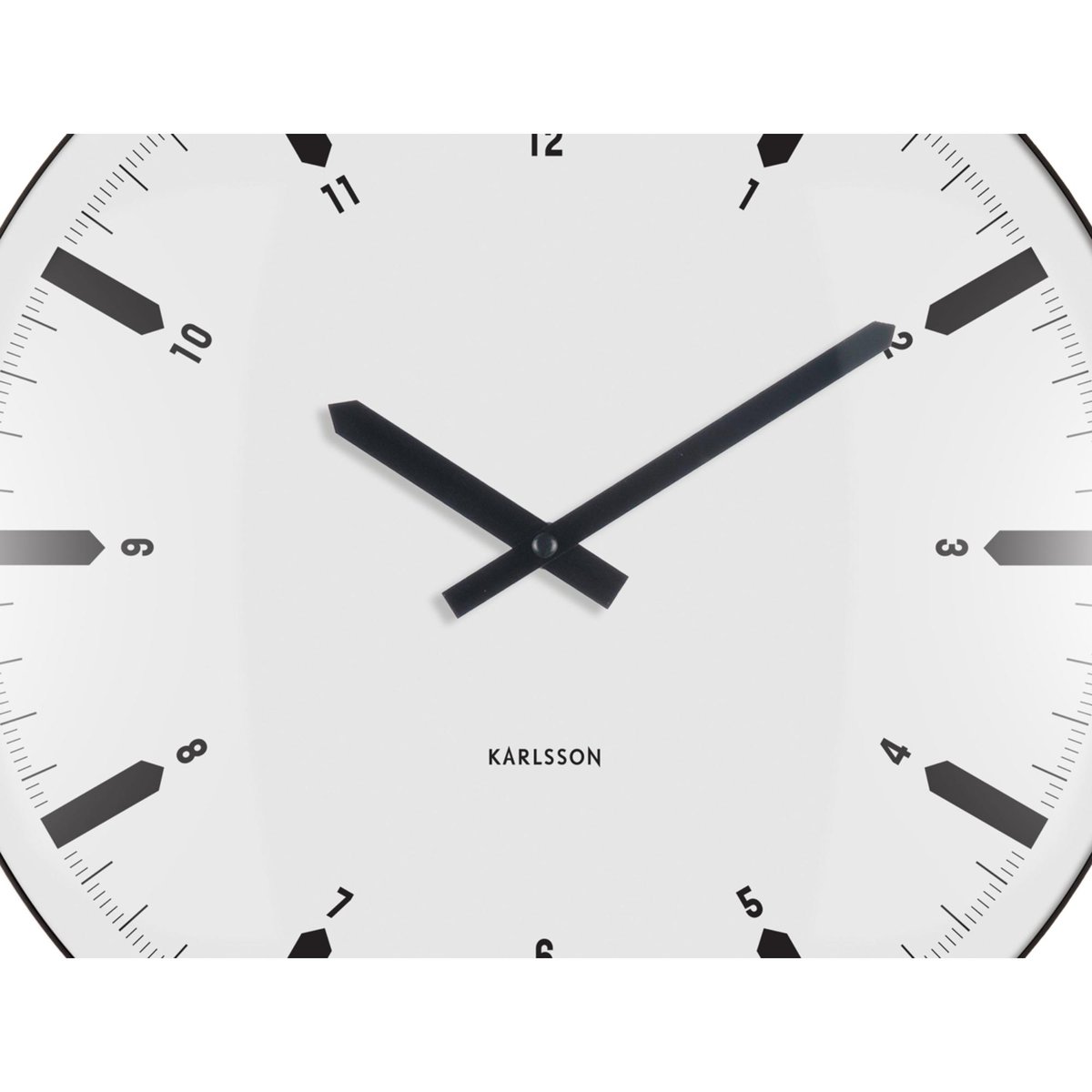 Horloge Murale Plastique REALISTA DOME blanc, KARLSSON