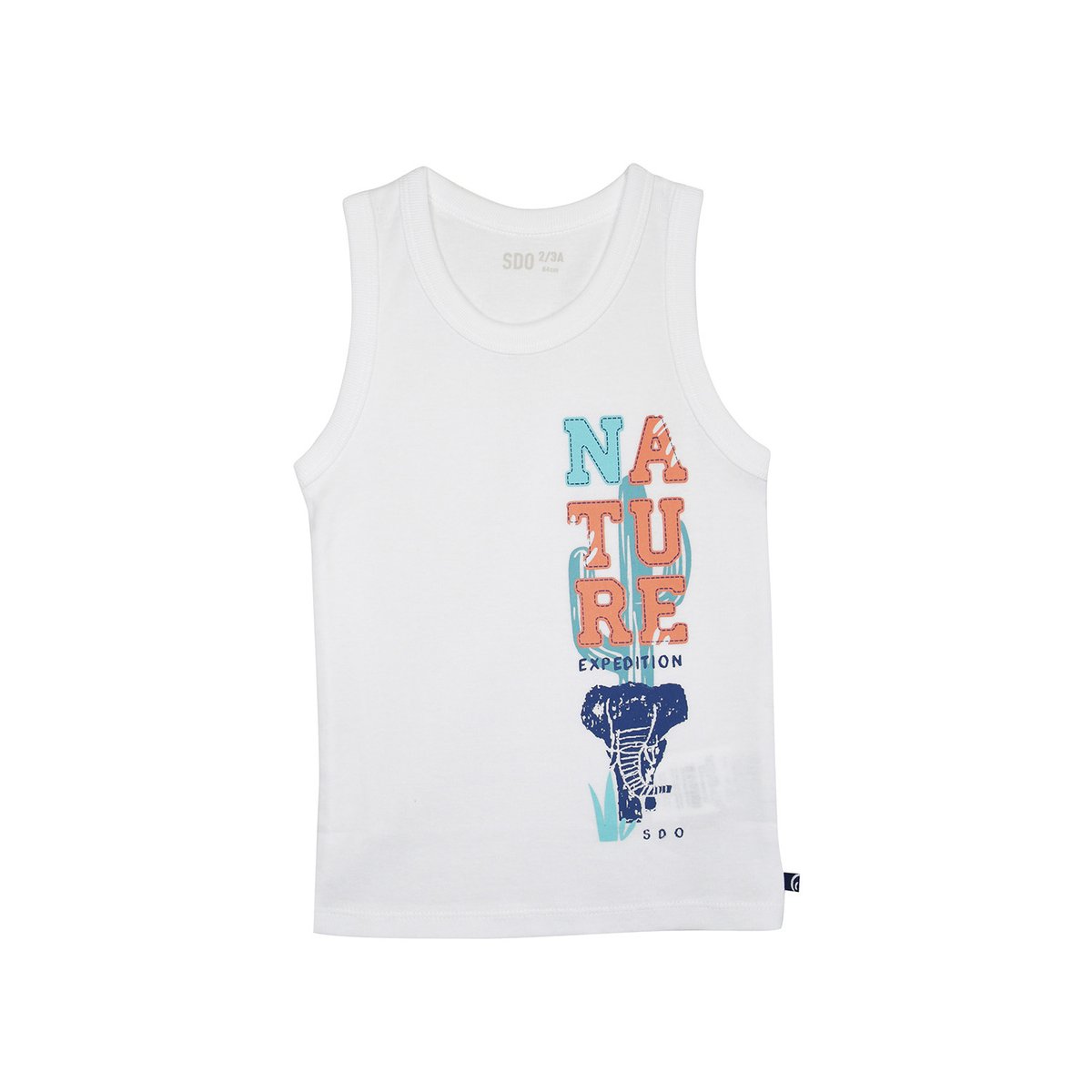 Lot de 2 debardeurs luis enfant bleu, SUCRE D'ORGE