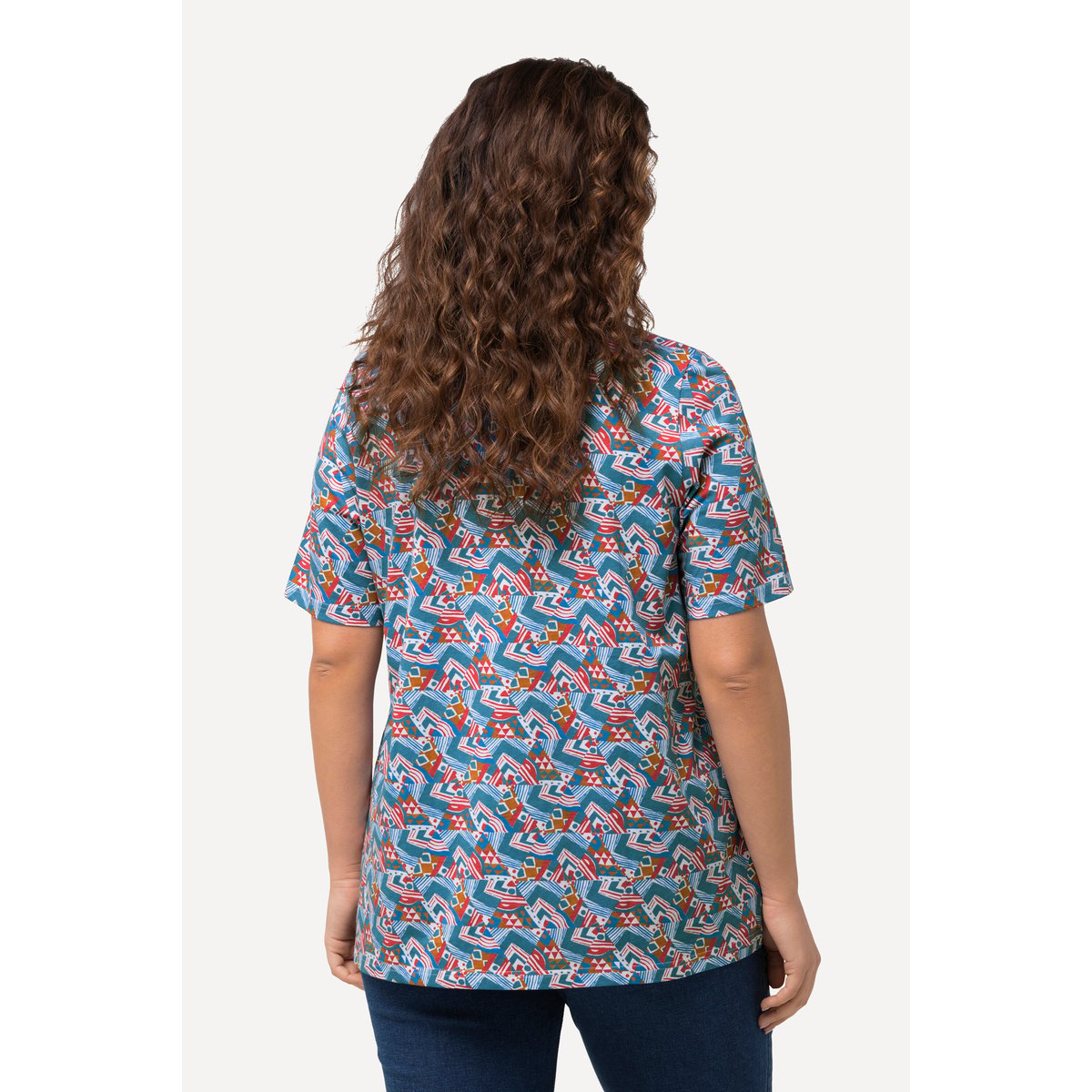 T-shirt à jolis plis creux blanc neige, ULLA POPKEN