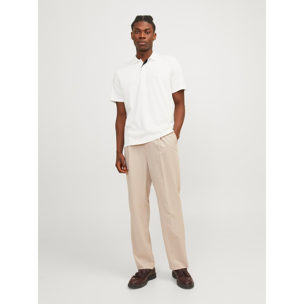 Polo cloud dancer, JACK & JONES