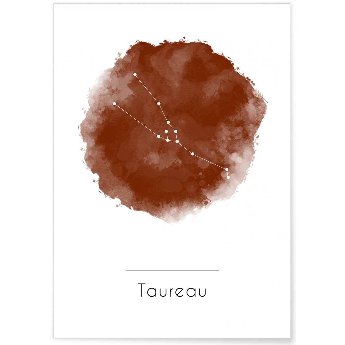 Affiche Taureau blanc, L'AFFICHERIE
