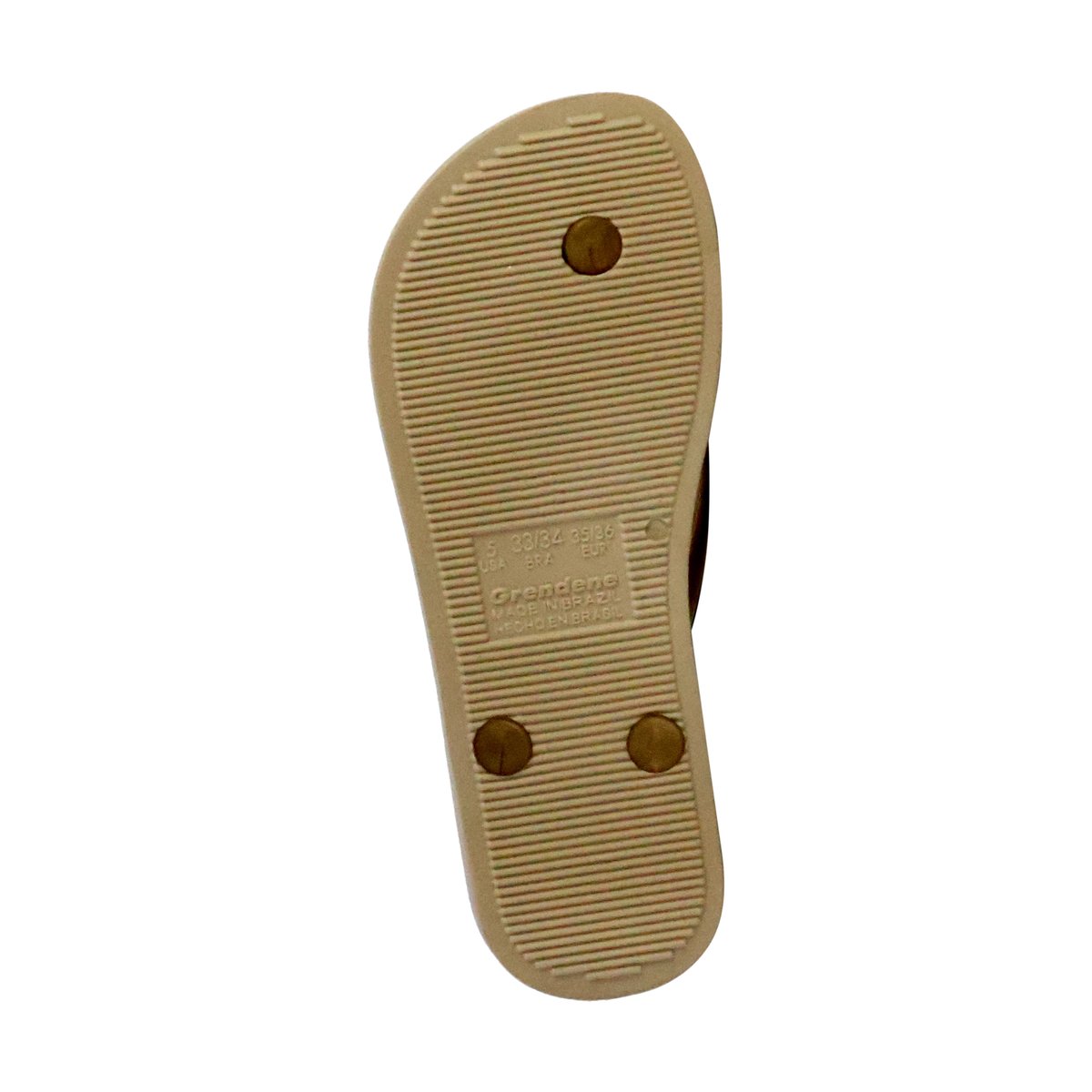 Tong à Enfiler Anatomica beige-or, IPANEMA