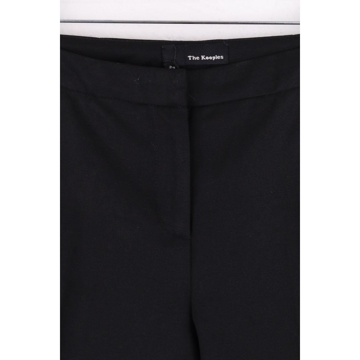 Pantalon droit - Très Bon État noir, THE KOOPLES