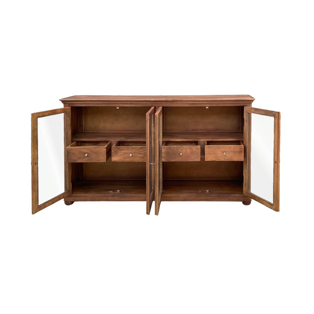 Buffet en bois de manguier ARNO bois foncé, MADE IN MEUBLES 