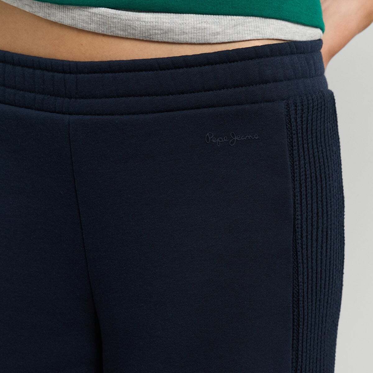 Pantalon En Maille Coupe Large bleu dulwich, PEPE JEANS