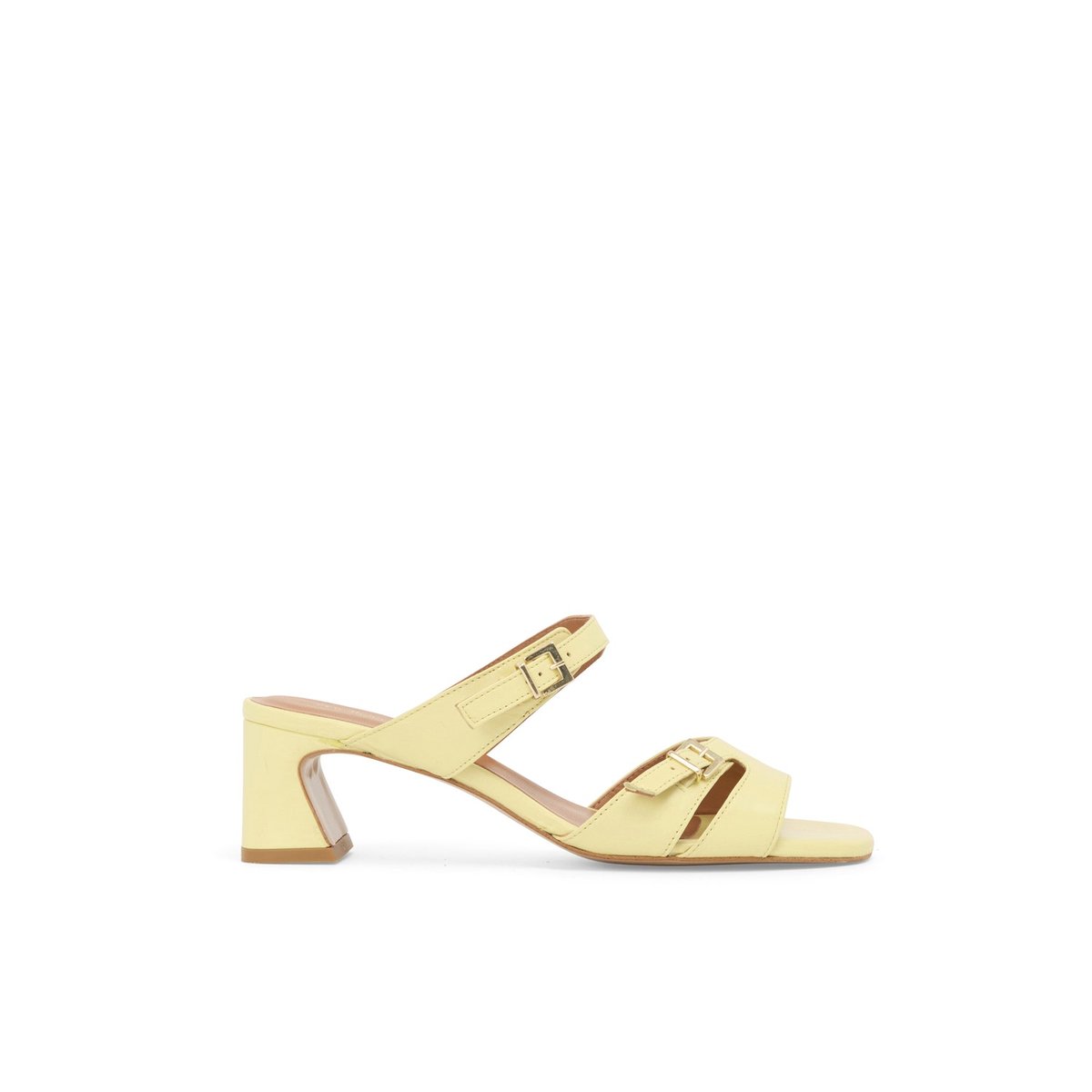 Sandale À Talon en cuir BALI vanille, MELLOW YELLOW