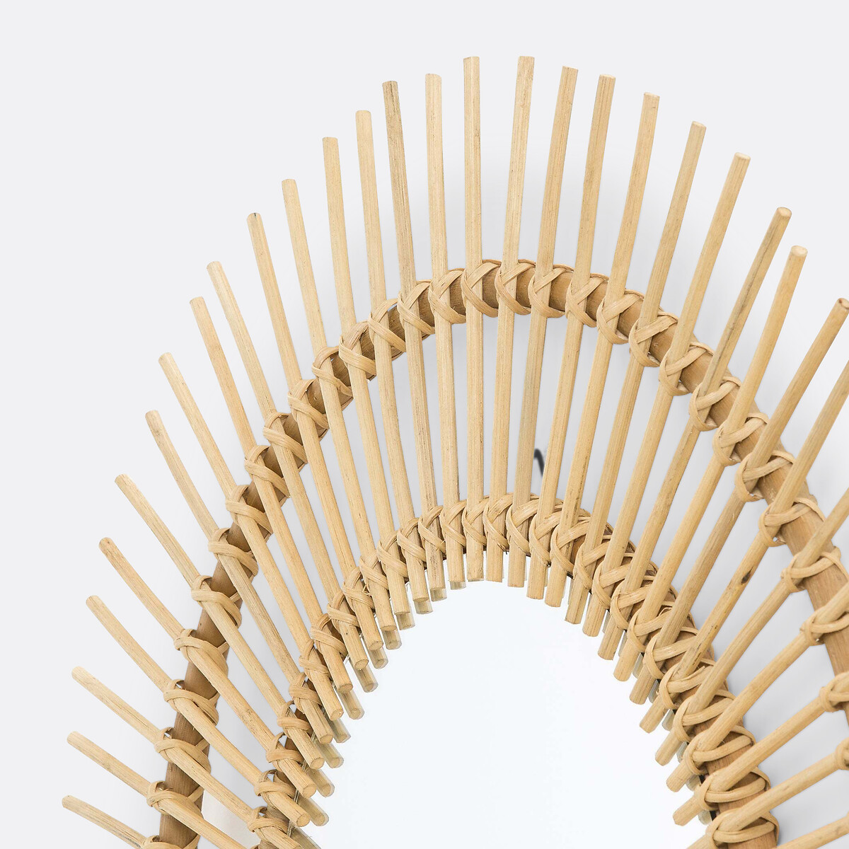 Espejo de ratán forma sol, Ø90 cm, Nogu natural, LA REDOUTE INTERIEURS