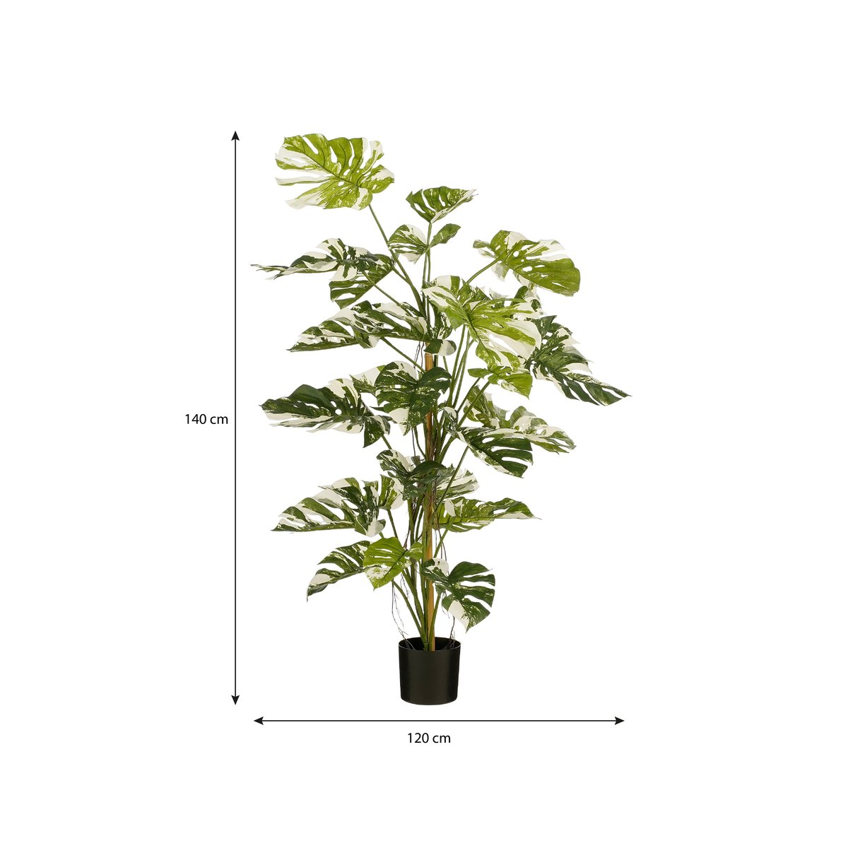 Plante artificielle MONSTERA vert, MICA DECORATIONS