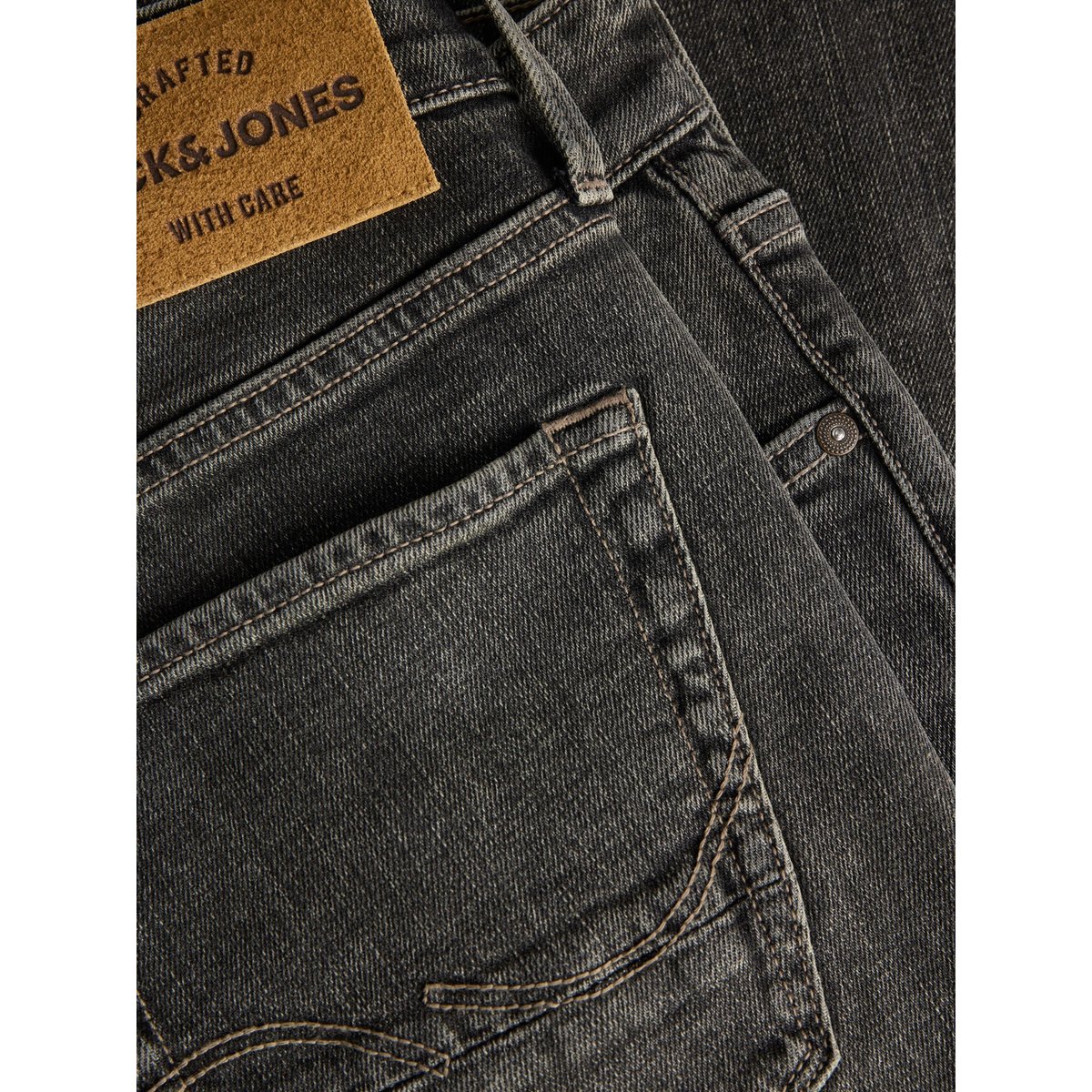 Jean Slim black denim 1, JACK & JONES